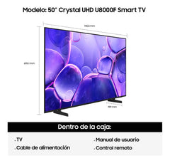 Smart Tv Led Samsung 50 Uhd 4k Un50u8000fgczb