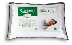 Almohada Cannon Dual Plus 70x50cm Núcleo Extraíble Blanco Blanco