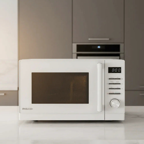 Microondas Digital Philco Mphdw23ubn De 23l Blanco