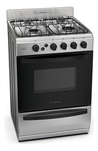 Cocina Ormay Luma Acero Inoxidable Color Plateado