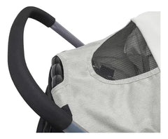 Cochecito Huevito Travel System Y Manillar Rebatible Bebesit Gris Claro