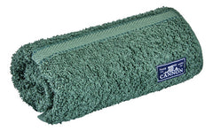 Juego Toalla Toallón Liso Cannon 520 Gramos Algodón Color Verde Oscuro Lisa