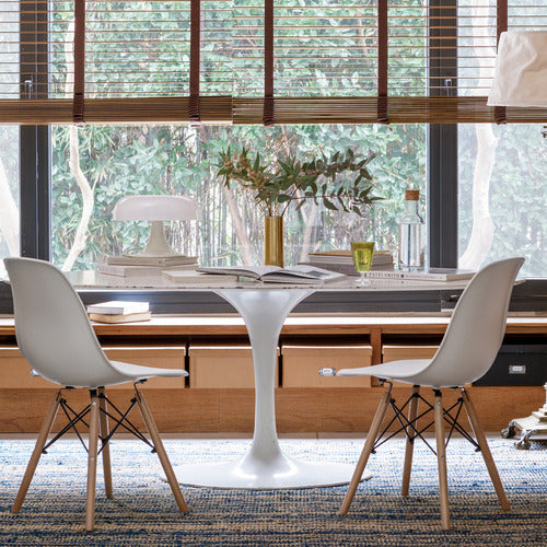 Silla De Comedor Eames Nordica Interior Gardenlife Color Blanco