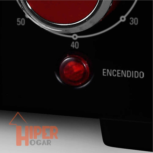 Horno De Mesa Eléctrico Ultracomb Uc17 17 L Rojo/negro 1280w