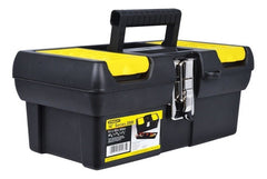 Caja Plastica De Herramientas Stanley 16-013 Cierre Metalico Negro/amarillo