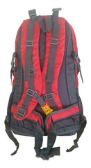 Mochila Trekking Y Camping 50l Tm Outdoor 42112 Roja Tela Liso Rojo