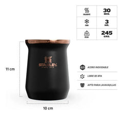 Mate De 236ml Messi X Stanley 1913 Goat Negro Lisa