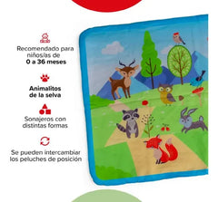 Gimnasio Interactivo Actividad Bebesit 5010cj Animal Celeste