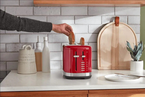 Tostadora Kitchenaid De 2 Panes Rojo Rojo