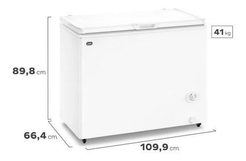 Freezer Horizontal Gafa Fghi300b-l Blanco Inverter
