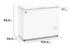 Freezer Horizontal Gafa Fghi300b-l Blanco Inverter