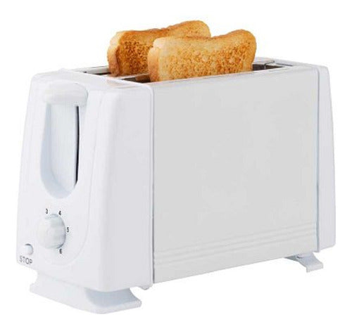 Tostadora Kanji Kjh-tm800sec01 Blanca 2 Rebanadas 6 Niveles Blanco