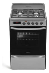 Cocina A Gas Longvie 21601xt Inox Grill Eléctrico De 60cm Acero Inoxidable