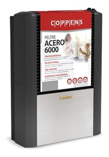 Calefactor A Gas De Tiro Balanceado Derecho Coppens 6000kcal Derecha