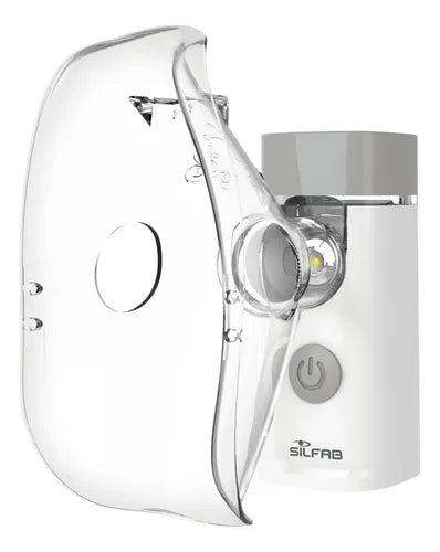 Nebulizador Para Niños Y Adultos Silfab Nm30 Mesh Breeze Go Blanco