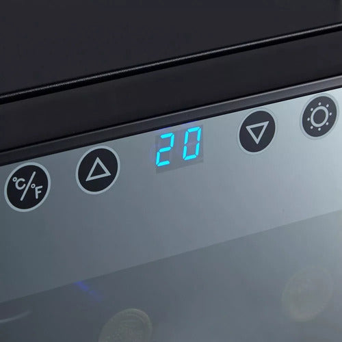 Cava Termoeléctrica Touch Para 12 Botellas Philco Phcav012n