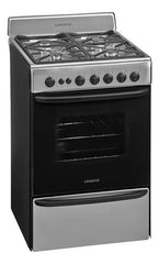 Cocina A Gas Longvie 13501xf 56cm Inox Cajón Parrilla Acero Inoxidable