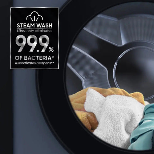 Lavasecarropas Samsung 9,5kg Con Ecobubble Wd4000t Blanco