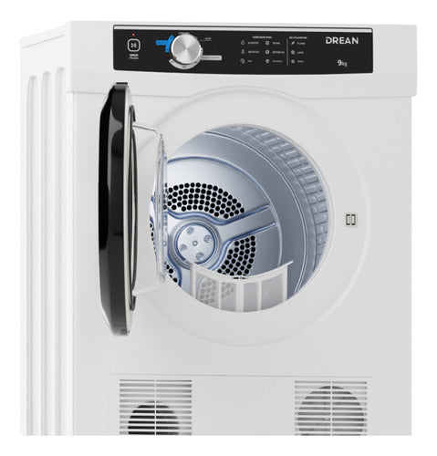 Secarropas Carga Frontal Por Calor 9kg Drean Sed090vbcl0 Blanco