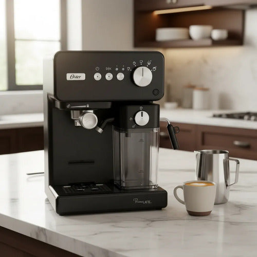 Cafetera Automática Oster Bvstem6604bk Espresso 15 Bares Negro