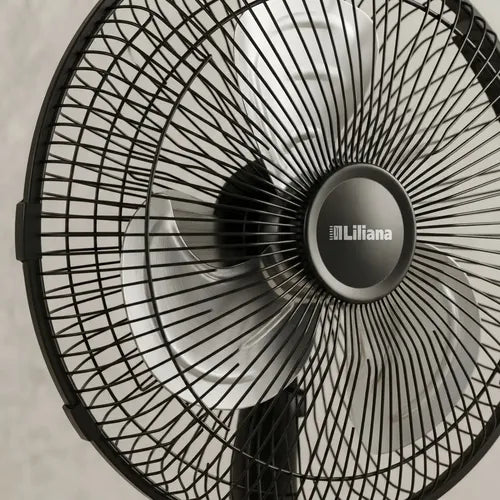 Ventilador De Pie Pared Turbo 3 En 1 Liliana Vp10m 60w 25.4 Cm Negro 3