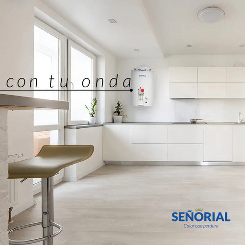 Termotanque Eléctrico Señorial Tesz-65 Zafiro Blanco 50 Litros Superior