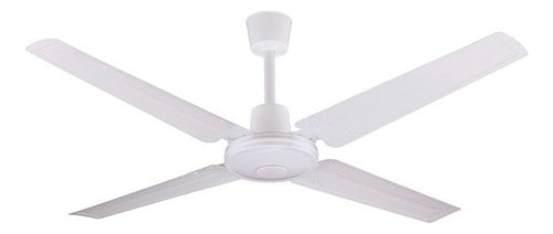 Ventilador De Techo Liliana Vthb104 Blanco Con 4 Palas Metal 1.219 M Blanco Blanco Metal 4
