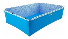 Pileta Estructural Rectangular Pelopincho 1055 Con Capacidad De 4500 Litros 2x3 M