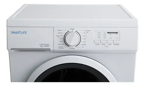 Lavarropas Automatico Smartlife 6kg Slim Design Color Blanco