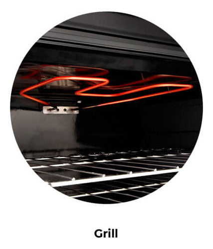 Horno Eléctrico Touch Longvie He6900g De Empotrar Grafito