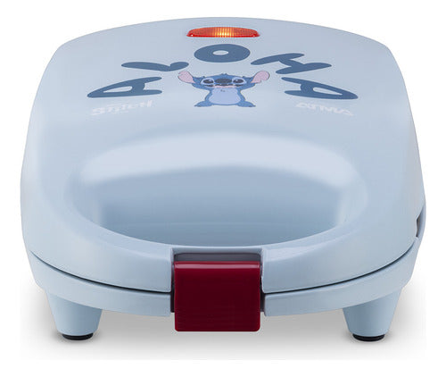 Sandwichera Atma Disney Stitch Placas Antiadherentes Celeste