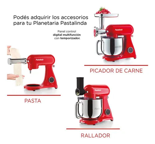 Batidora De Pie Pastalinda Cucina Planetaria Negra Negro 50-60hz 50 Hz X 60 Hz