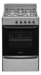 Cocina A Gas Longvie 13231xf 56cm Inox Cajón Parrilla Acero Inoxidable