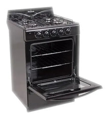 Cocina Multigas Florencia 5517f Negro De Fácil Limpieza Negro