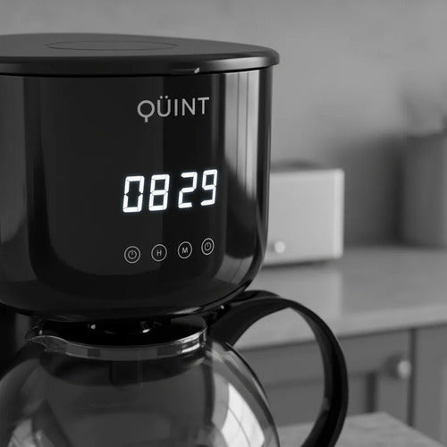 Cafetera De Filtro Quint Digital Qcm2060bd 1,2l 10a12 Tazas Negro