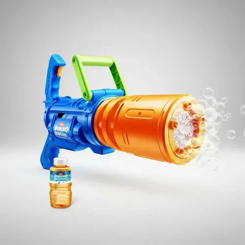 Pistola Lanza Burbujas Zuru Bunch O Bubble Tambor Giratorio Azul