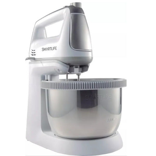 Batidora De Mano Smartlife Hmr5035ix Bowl Acero Inoxidable Blanco 50 Hz X 60 Hz