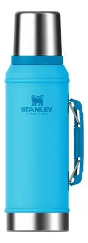 Termo Stanley 950 Ml Con Manija Pico Cebador Original Celeste