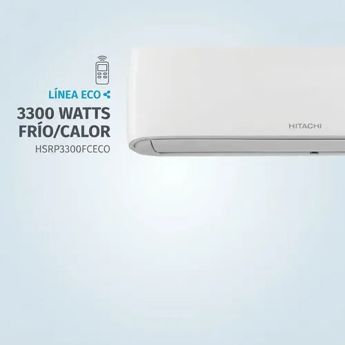 Aire Acondicionado Split Hitachi F/c Hsrp3300fceco-f 3300w Blanco
