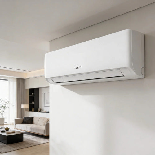 Aire Acondicionado Split Sansei Sas32ha4 Fc 3400kcal On-off Blanco