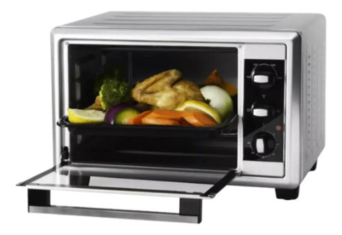 Horno Atma Grill Hg1722p Plateado 17l