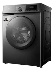 Lavarropas Carga Frontal Tcl P108afl Inverter 8kg 1400rpm Gris Oscuro