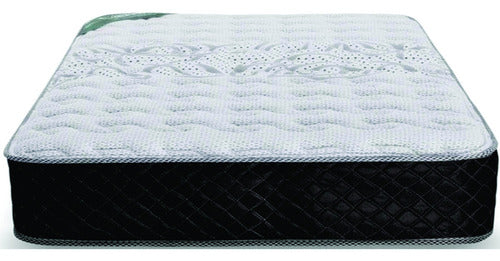 Colchón De Resortes Cannon Resortes Doral 2 Plazas 140x190x27 Gris/negro