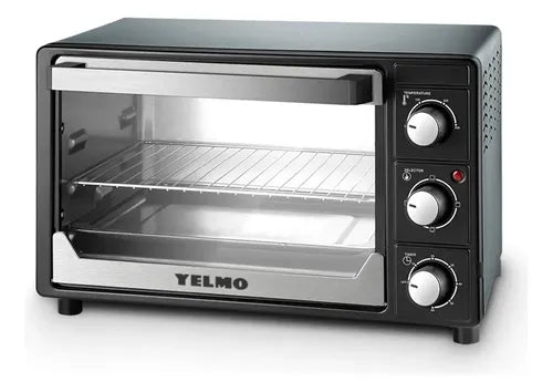 Horno Eléctrico Yelmo Yl-32n De 32lts Temporizador 1500w Grill Color Negro