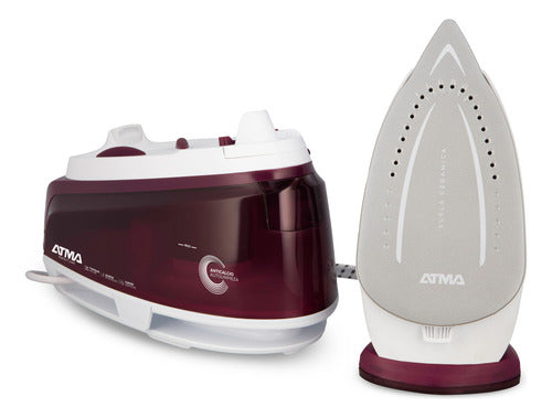 Estación De Planchado Vapor Atma Epa2400pi De 1.8l 2200w Css - Violeta