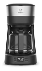 Cafetera Eléctrica Programable Electrolux Ecm25 Inox De 1,2l Negro