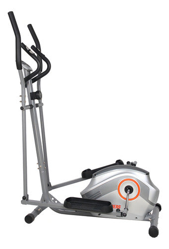 Caminador Elíptico Randers Arg-1931 Magnético Asiento Ajust. Color Gris