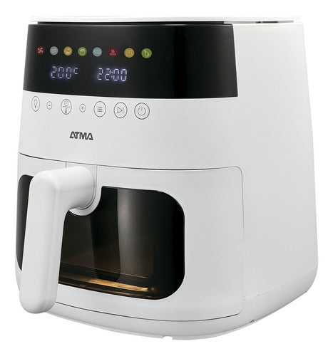 Freidora De Aire Sin Aceite Atma Fr246aw 1750w 6l Tactil Cts Blanco