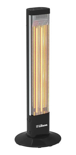 Calefactor Electrico Infrarrojo Liliana Cv027 D600-1200w Cts Negro