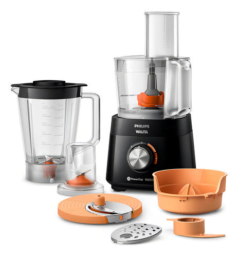 Procesadora Philips Phhr730490 1000w De 1.5lts Negro Negro